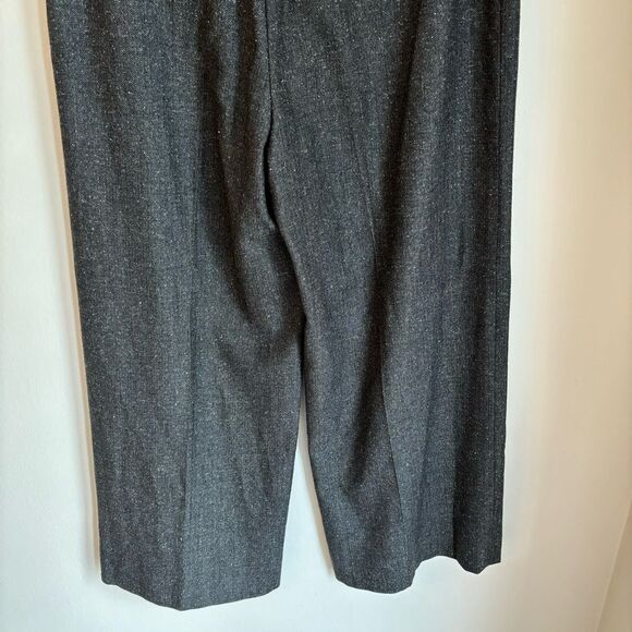 Rebecca Taylor Women’s tweed wide leg wool silk blend trouser pant size 6 EUC! - Picture 8 of 12